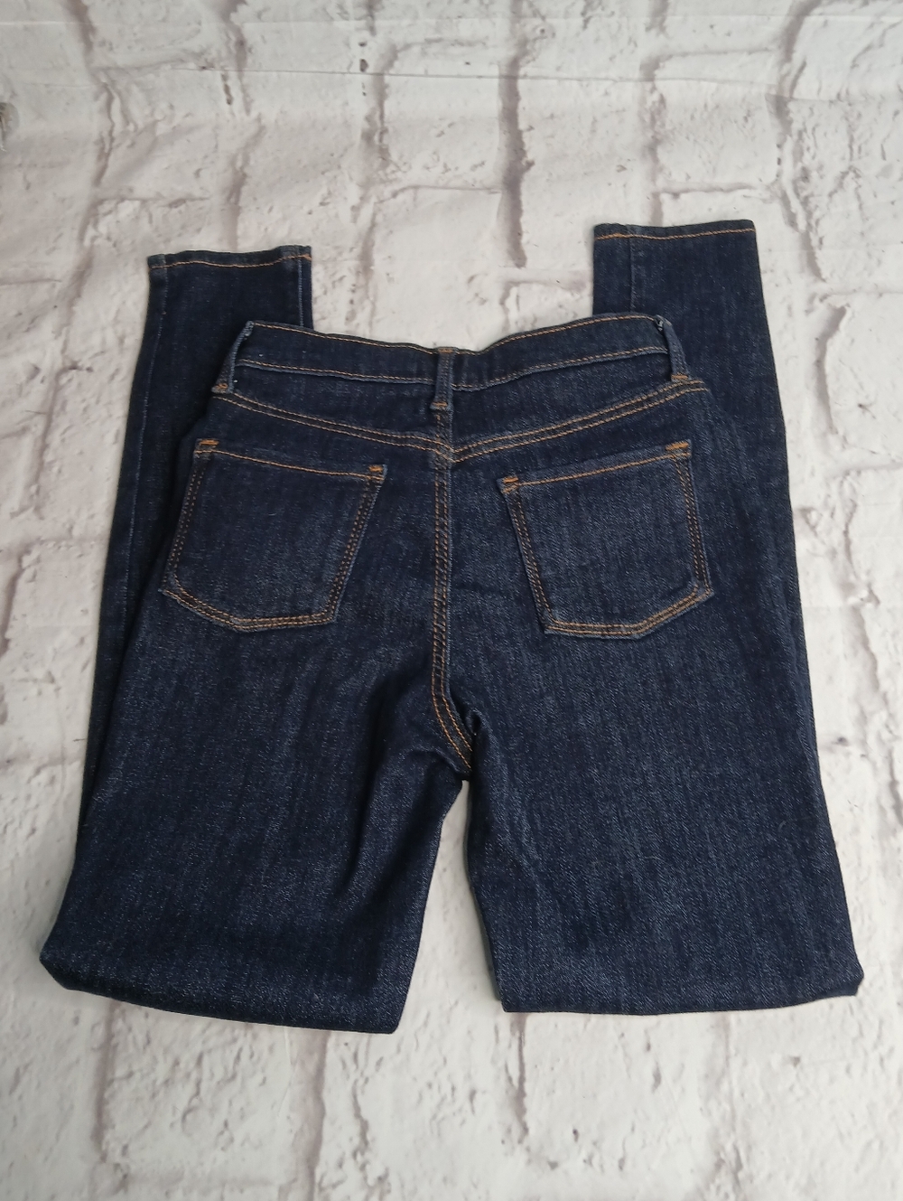Old Navy Navy Blue Denim Jeans with Contrast Stitching - Picture 4 of 5